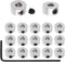 Hobbypark 15pcs 1/8" Plated Landing Gear Stopper Set Wheel Collar 8x3.1mm /