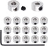 Hobbypark 15pcs 1/8" Plated Landing Gear Stopper Set Wheel Collar 8x3.1mm /