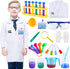 INNOCHEER Kids Science Experiment Kit with Lab Coat, Scientist Costume Dress Up for Boys and Girls Age 6+