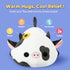 20 inch Onsoyours Original Weighted & Heatable Sunflower Cow Stuffed Animals, Microwavable Plushies for Stress Relief