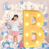 HFDJRWK Diy Foam Board Lights Up Letters Large Lighting Letter for Baby Bath