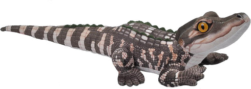 Wild Republic Living Stream Baby Alligator 12 Inches, Gift for Kids, Plush Toy, Great Novelty Gift for Fishermen and Sportsmen