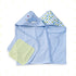 Set 2 2 Spasilk Bath Hooded Towels & Washcloths for Babies, Hooded Terry Bath Towels & Washcloths, Blue Whale
