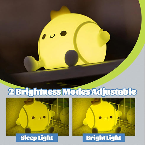 Lamp,2 Dimmable Tennis Nursery Night Light,LED Squishy Silicone Levels Bedroom Nightlight for Kids,Touch Light,Dorm