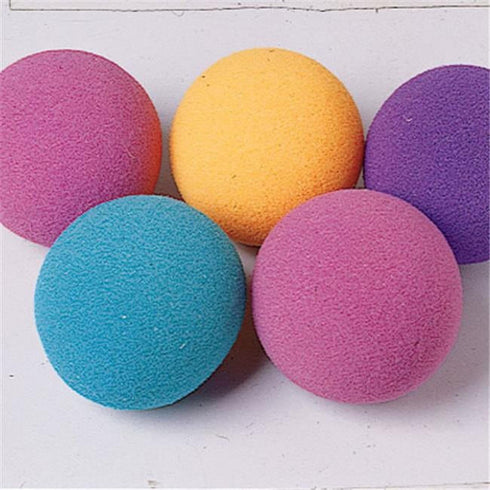 US Toy Foam Balls, 1 Dozen, Colors May Vary