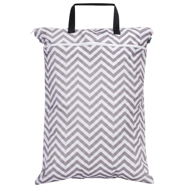Teamoy Travel Hanging Wet Dry Bag - 24.7 x 18 inches for Cloth Diapers Organizer Tote Bag
