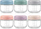 NETANY 6 Pack 4 oz Glass Baby jars with Airtight Lids, Glass