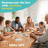 Set, 12 Set 91 Set DAILYLIFE Mexican Train Dominoes Double Dominoes with Portable Case, Tiles Colored Dominos