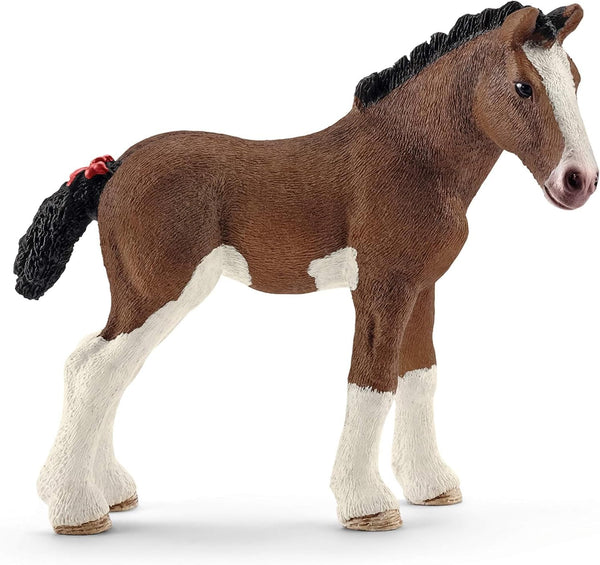 Schleich Farm World, Farm Animal Horse Toys for Kids and Toddlers, Clydesdale