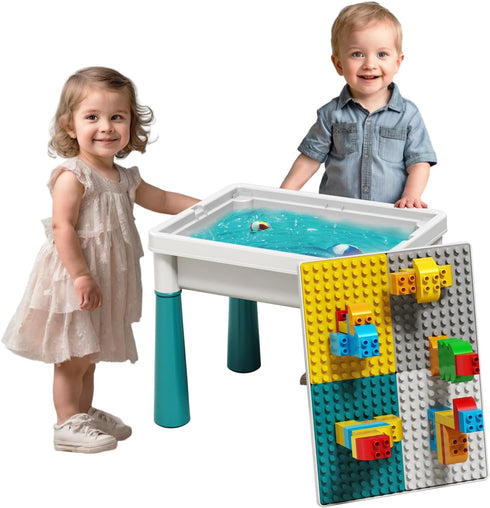 Pairez Toys Small Activity Table for Toddlers 1-3, Kids Sensory Table for