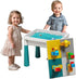Pairez Toys Small Activity Table for Toddlers 1-3, Kids Sensory Table for