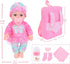 12 Inch Backpack DONTNO Baby Doll with Clothes and Carrier,Reborn Baby Doll with Bottles Nipple