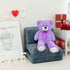 36 inches HollyHOME Big Teddy Bear Stuffed Animal Large Teddy Bear Cuddly Plush Toy for Girlfriend Kids Purple