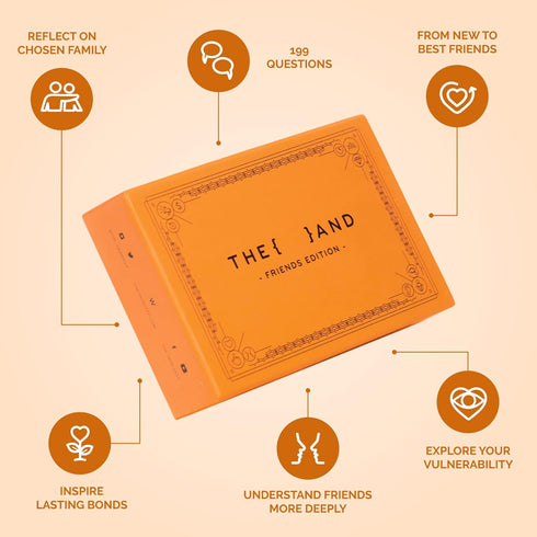 {THE AND} Friends Edition - Conversation Starters to Make Friends Your Best Friends - Fun Getting to Know You Card Game