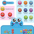 123 3-4 Electronic Interactive Double-Sided Alphabet Wall Chart, Talking ABC & & Music & Learning Poster, Educational