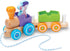 Melissa & Doug First Play Wooden Rocking Farm Animals Pull Train Toy