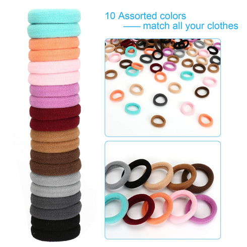 Toddler Hair Ties, Kids Hair Ties, Small Hair Bands, Girls Elastic Ponytail Holders, Diameter 0.97 Inch