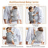 Backpack 33lbs IULONEE Baby Carriers from Newborn with Detachable Bibs Ergonomic Portable Baby Front & Back Carry
