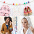 Yolev 50Pcs Diaper Pins Colored Baby Safety Pins Plastic Head Baby Diaper Pins for Ccloth Diapers with Safe Locking