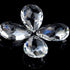 10pcs 50mm H&D Chandelier Crystal Prisms Pendants - Clear Crystal Teardrops Parts