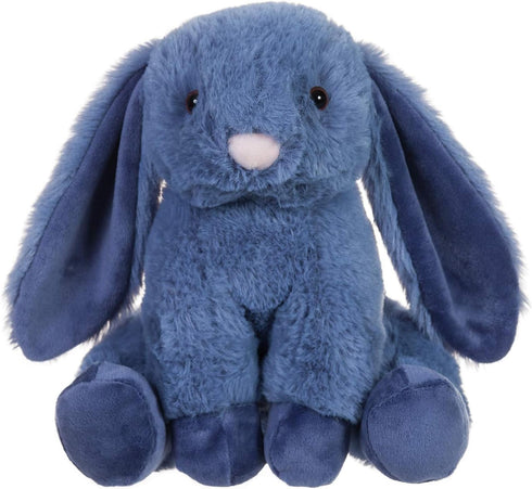 Apricot Lamb Toys Plush Navy Blue Bunny Rabbit Stuffed Animal, 8 Inches with Fluffy Soft Ears