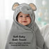 Made by Kalos Kalos Hooded Baby Towels for Newborn - Cotton Blend Large Baby Bath Towels with Hood for Boys, Girls