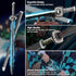 Demon Slayer Sword, 39.3in Tanjirou Sword Building Set with Scabbard and Stand, 759 Pieces