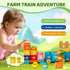 KiddoTOYZ 2 3 Old-Counting Toddler Learning Toys for Year Matching & Sorting Activity Montessori Train Toys with Farm