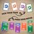 The Fast-Paced, Football Themed Card Game for 2-4 Players, Ages 7+, Family Game Night Fun