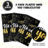 Tatuo 3 Pieces Gold We Will Miss You Tablecloth Going Away Party Decorations, Disposable Plastic Table Cover for