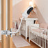 Baby Monitor Mount, Compatible with Owlet Cam/Duo, 15.7in Flexible Clip, Wall Mount, Adjustable Metal