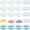 20 Pcs Clear Board Game Tokens Storage Containers - Assorted Sizes for Game Components