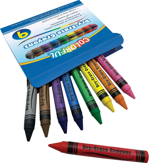 (TCR20112) Teacher Created Resources Colorful Dry-Erase Crayons