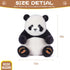 Riverwar Toy,18" Big Panda Stuffed Animal Plush Large Size Cute Giant Cuddly Soft Gift for Babies, Boys