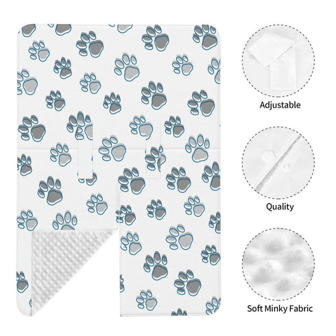 Hcpwzrf Pet Paws Baby Car Seat Cover & Nursing Cover - Breathable Stretch Multi-Use Cover for Breastfeeding, Stroller