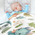 Cute Dragon Baby Blanket - Soft Warm Reversible Infant Newborn Toddler Receiving Blanket for Crib Stroller Nursery,