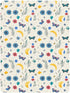 miaozhen 1 Pack 52x28 Cotton Baby Crib Sheets Soft Comfy Safaris Butterflies Cute Cartoon Crib Mattress Sheet