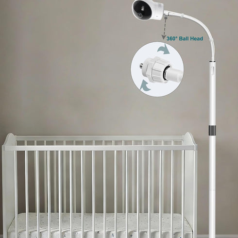 EYSAFT E30,Spaceview E110,E21 Baby Monitor Floor Compatible for Adjustable Height and Stable Base,Without Tools or Wall
