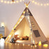 besrey Teepee Tent for Kids with Light & Mat, Toddler Tents Indoor