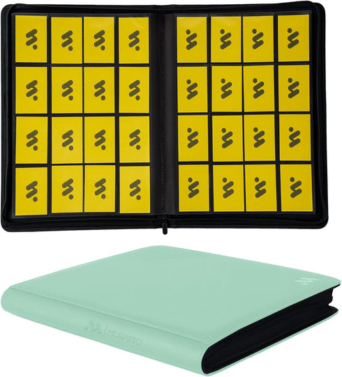 Card Binder 16 Pocket,Trading Card Binder Holds up to 1408 Cards with