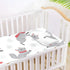 HXshaoye 28" 52"Breathable Cooling Baby Mattress x Crib Bumper Pads for Baby&Toddler Snowflake Patterns Cartoon Gray