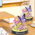 Flower Bouquet Building Set, 582 PCS Mini Building Block Kit with Dust Cover, Butterfly Wildflower for Adults, Girls &