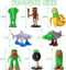 DUMPOP 8PCS Italian Brainrot Action Figure,Tralalero Tralala Figures Toys with Tralalero Tralala, Tung Tung Tung Sahur