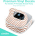 P1 Rose Gold Chevron Skin Decal for Breast Pump Chic Chevron Vinyl Wrap Precision Fit Protective Cover