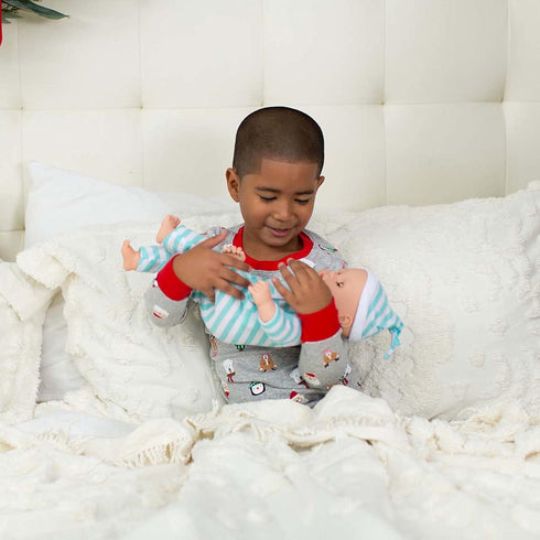 Melissa & Doug Mine to Love Twins Luke & Lucy - 15” Light Skin-Tone Baby Dolls