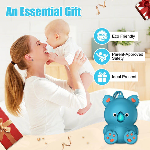 Baby White Noise Machine with Bluetooth Speaker & Timer | Portable Infant Sleep Aid, Sleeping Music Soothing Sounds
