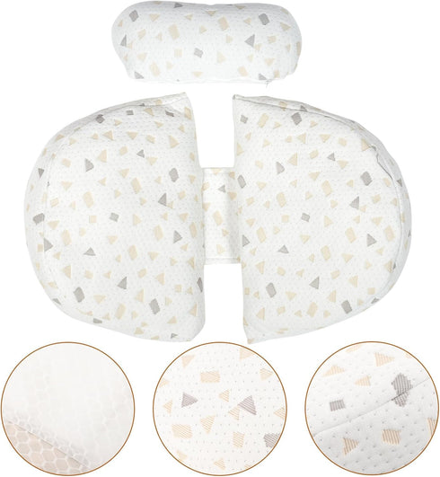 Vaguelly Adjustable Pregnancy Waist Pillow Side Sleeping Body Pillow for Pregnant Women U-Shaped Belly Support Cushion