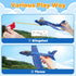 SpringFlower 4 Pack Airplane Flying Toys, 4 Throwing Foam Planes for Kids 3-8, Outdoor Flying Toy Birthday Gifts