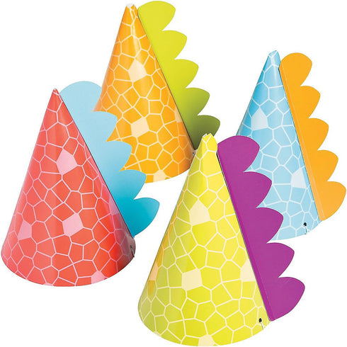 8 Count Little Dino Party Hats