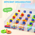 VoSinrly 234 Classroom Magnetic Letters Kit Colorful Pcs with Double - Side Magnet Board - Foam Alphabet Letters